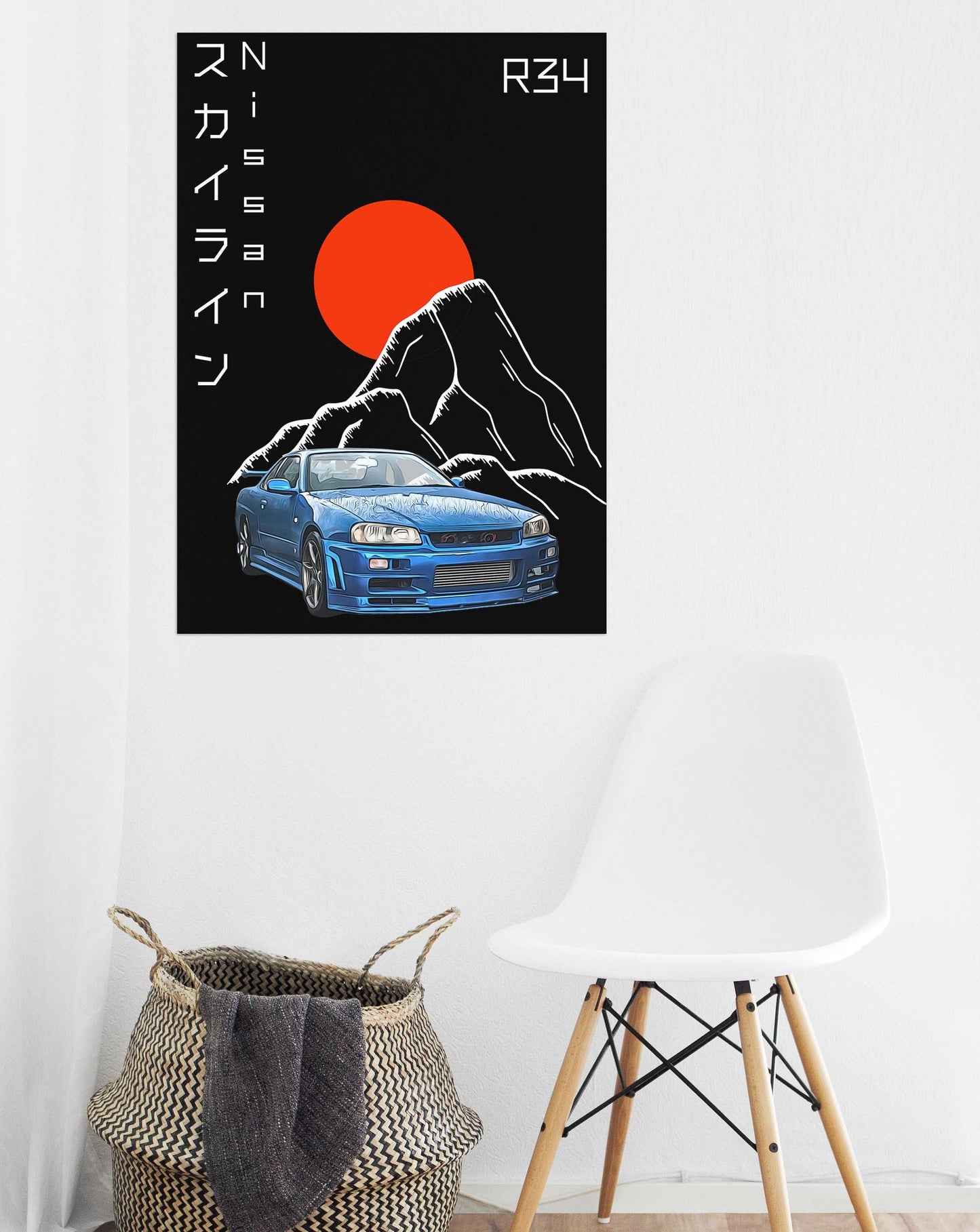 R34 Skyline - Mountain