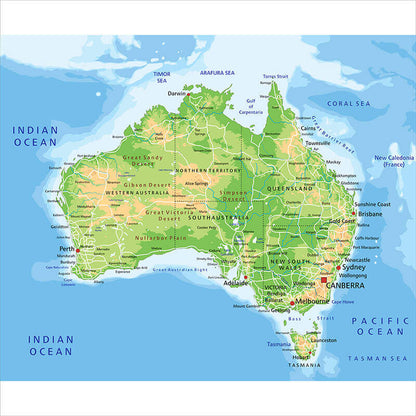 Map of Australia