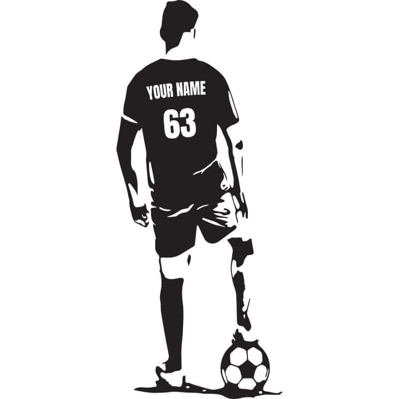 Soccer Player Silhouette